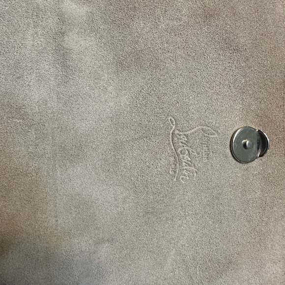 Christian Louboutin Paloma White Multi Metal Leather Clutch - Picture 5 of 8